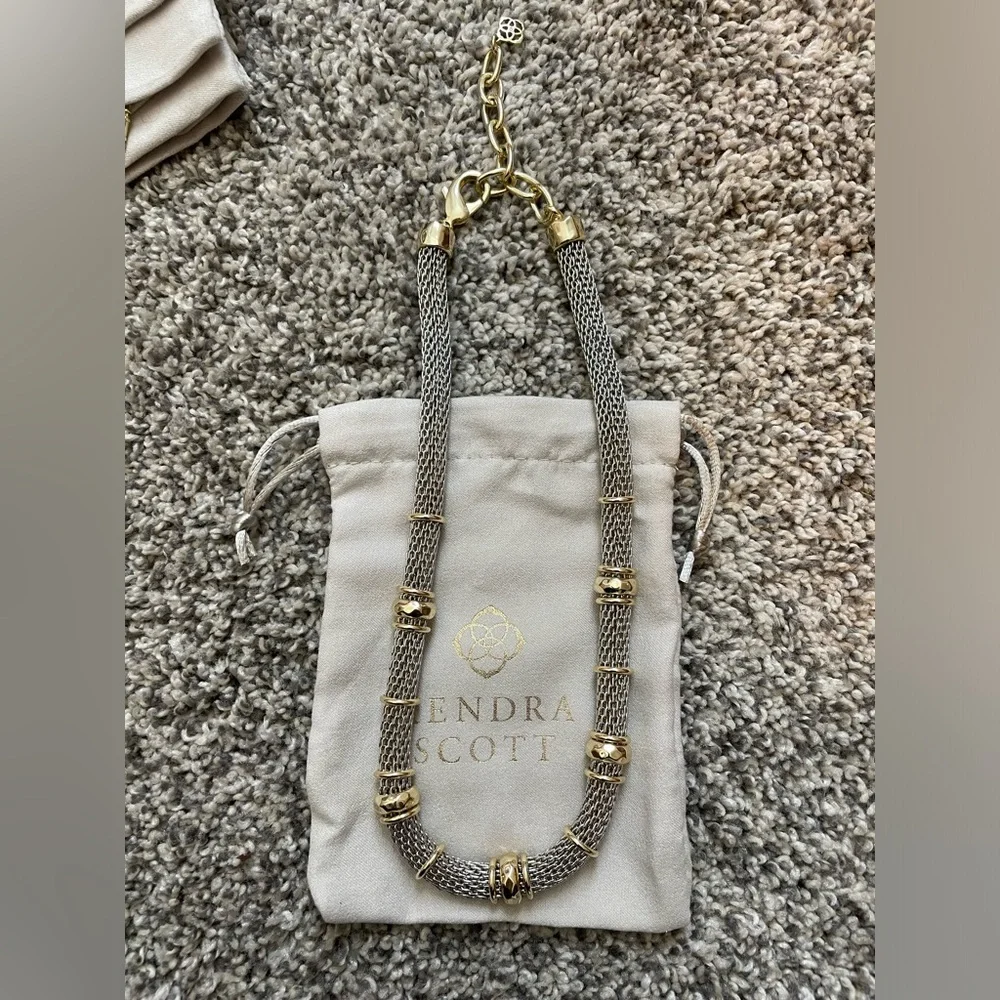 Kendra Scott Maya Chain Necklace in Mixed Metal - Picture 2 of 2